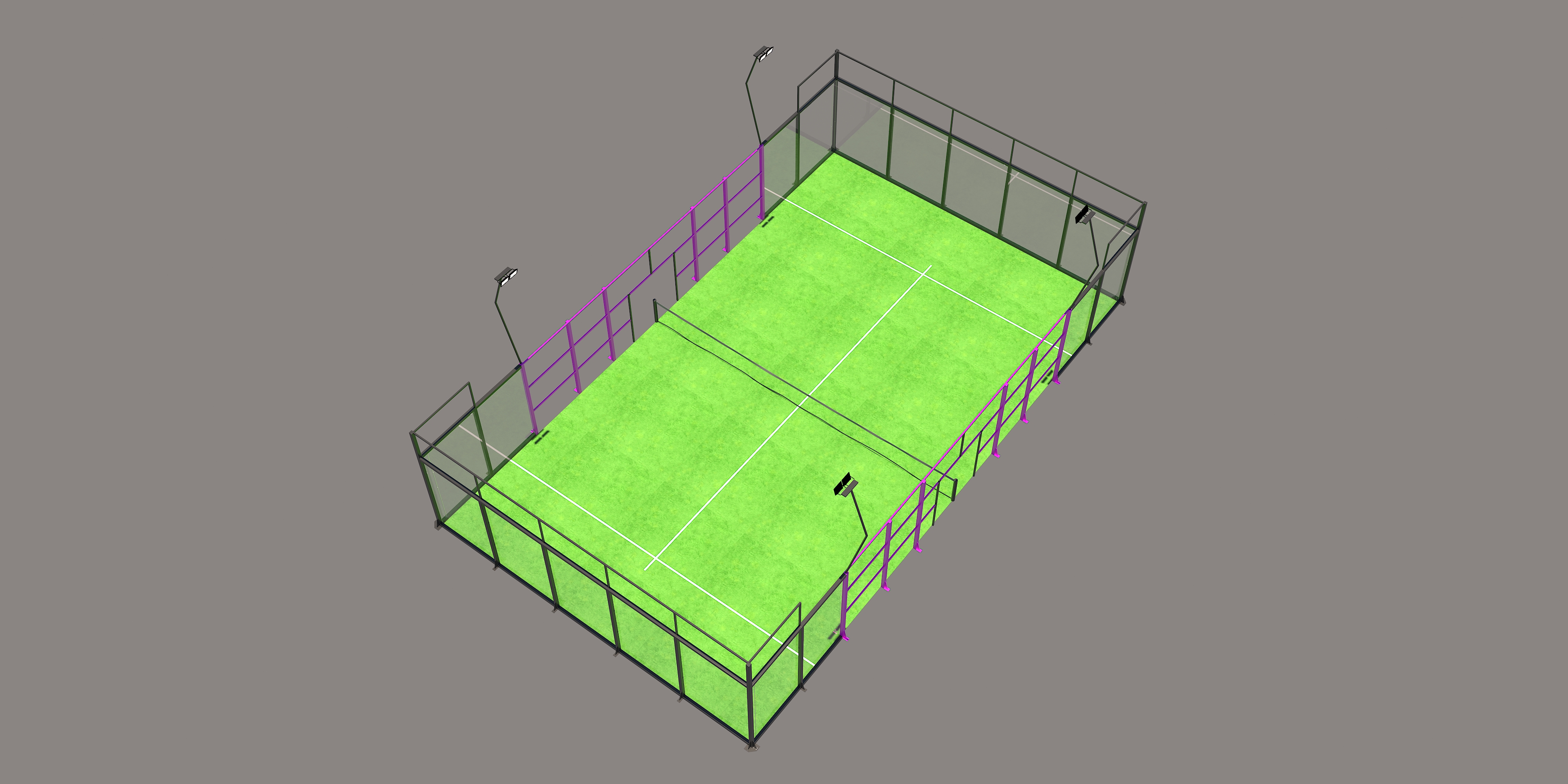RayjunSports Padel court frame introduction