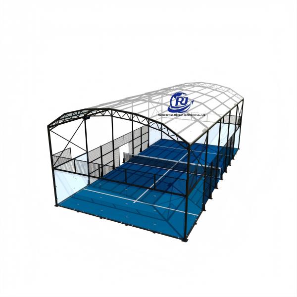 Covered padel court 